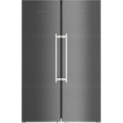 Liebherr Ψυγείο Ντουλάπα NoFrost Inox SBSbs 8683